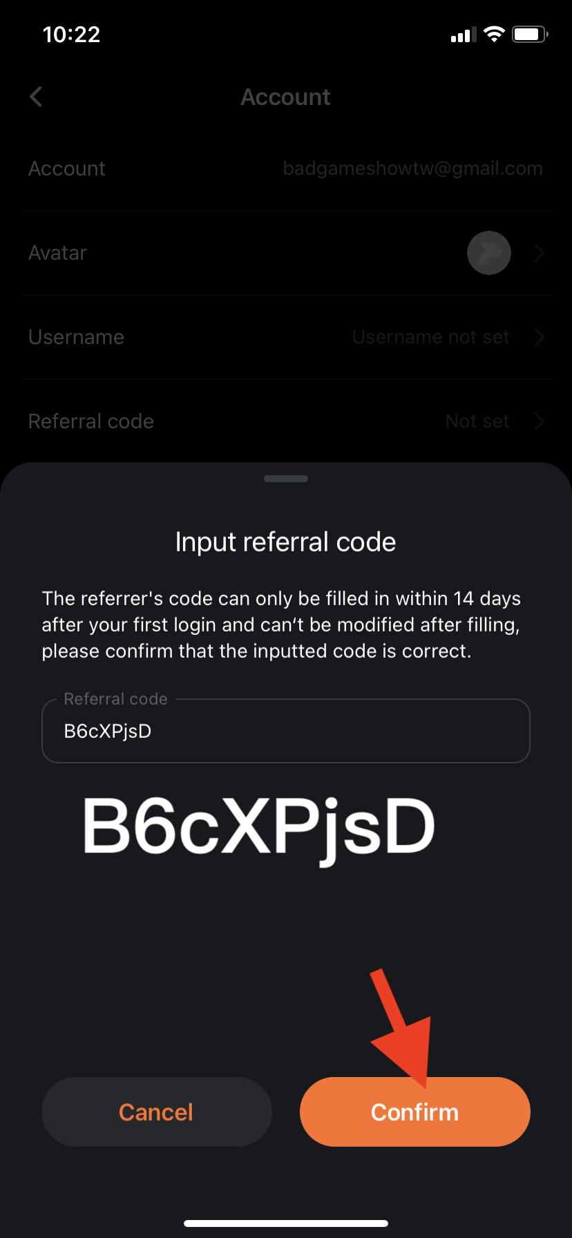 2021 Pionex Referral Code Step4