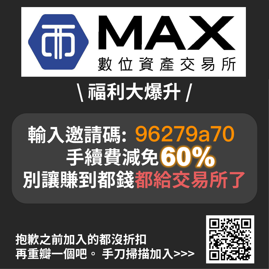 MAX邀請碼推薦碼20210820圖片