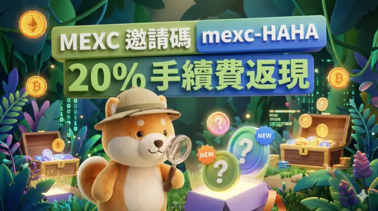 2026 MEXC 邀請碼 mexc-HAHA：領 20% 返現與 8000U 抹茶註冊獎勵教學